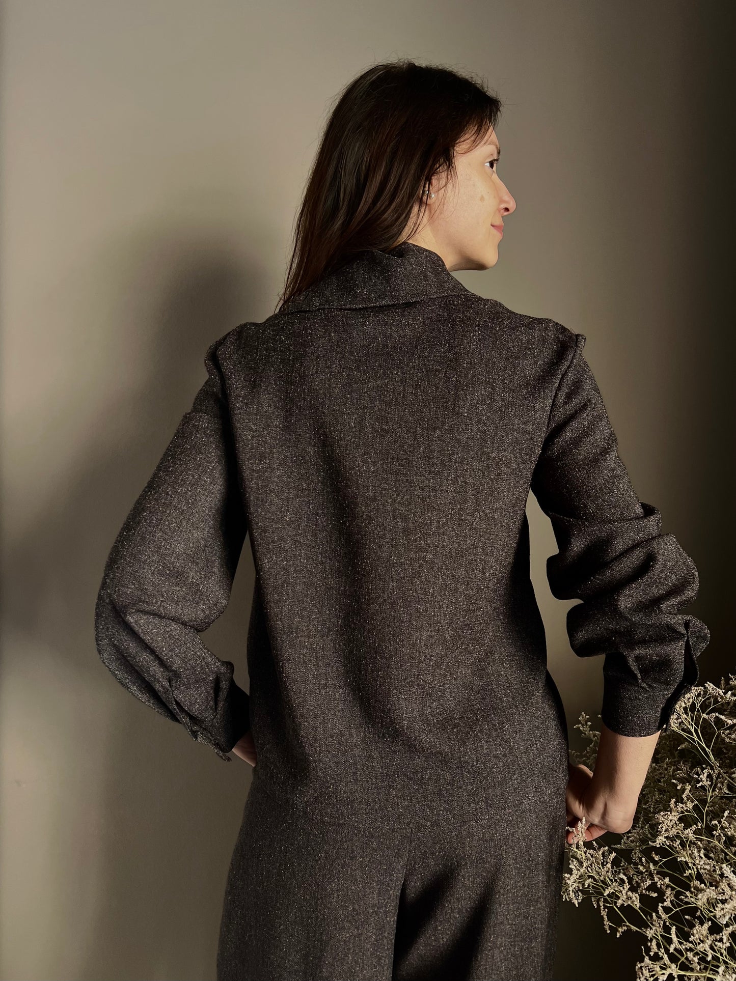 Maglia effetto abbottonato