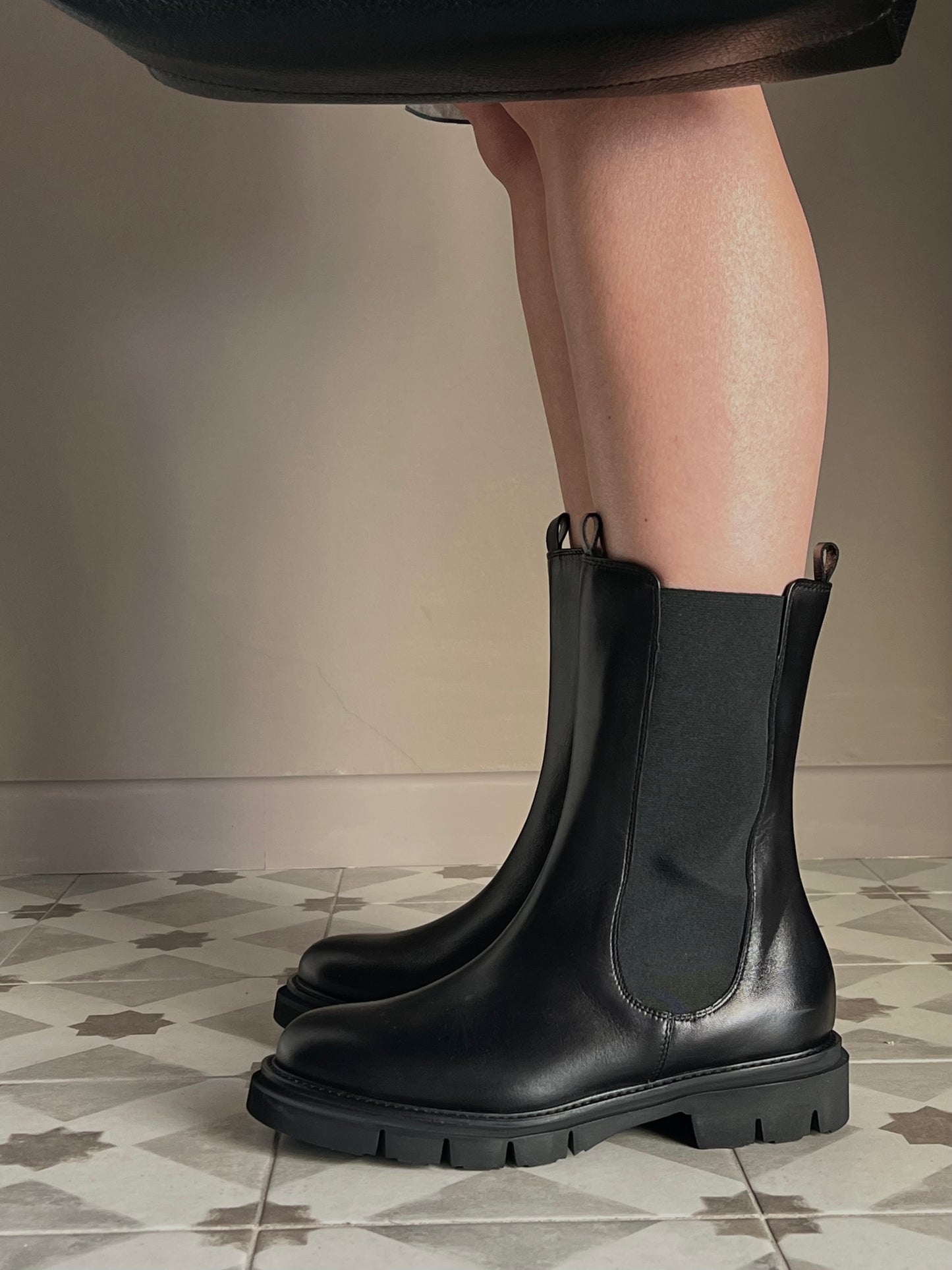 Stivaletto Ankle Boots in pelle