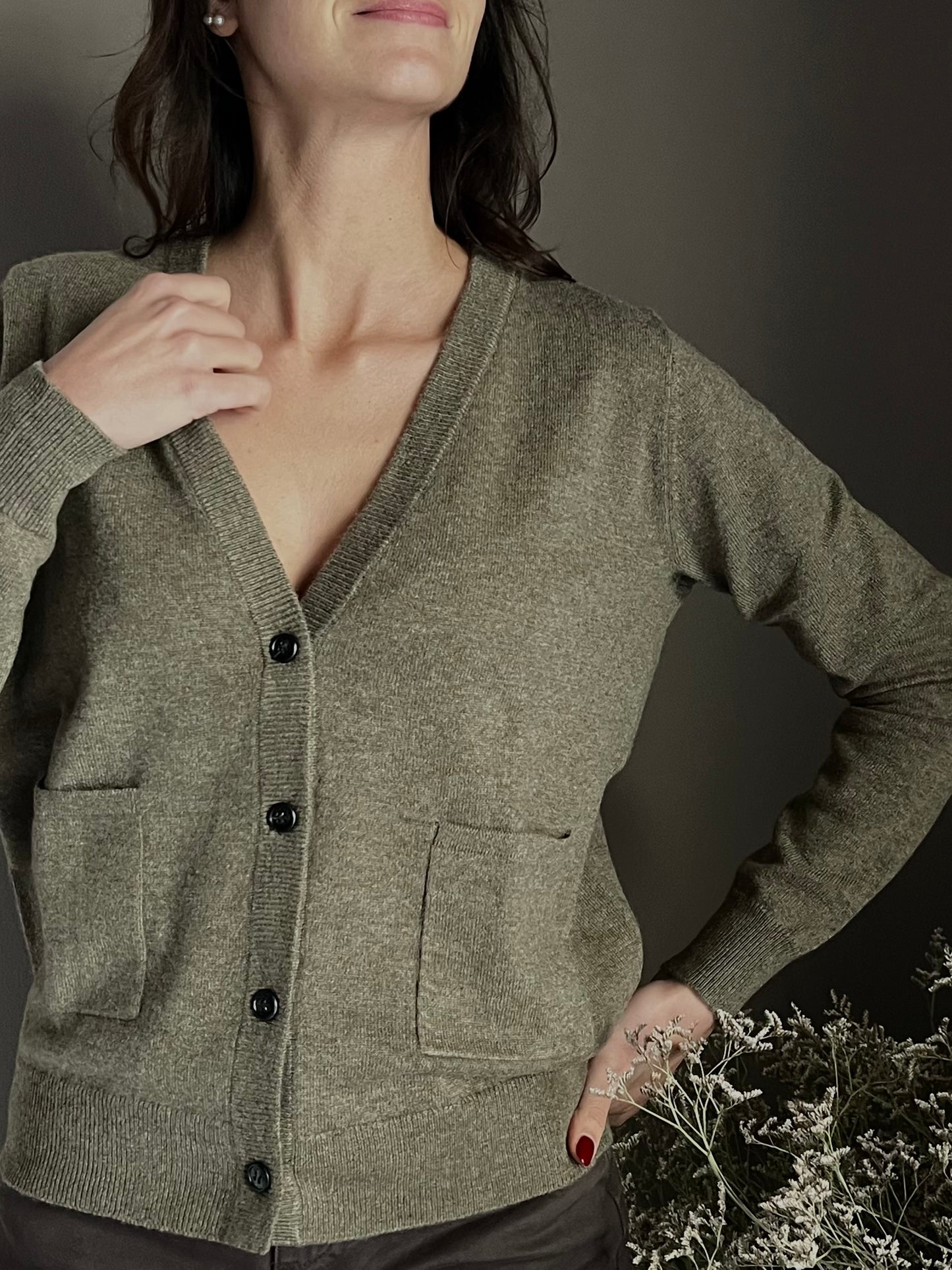 Cardigan in puro cashemire Notshy Salvia