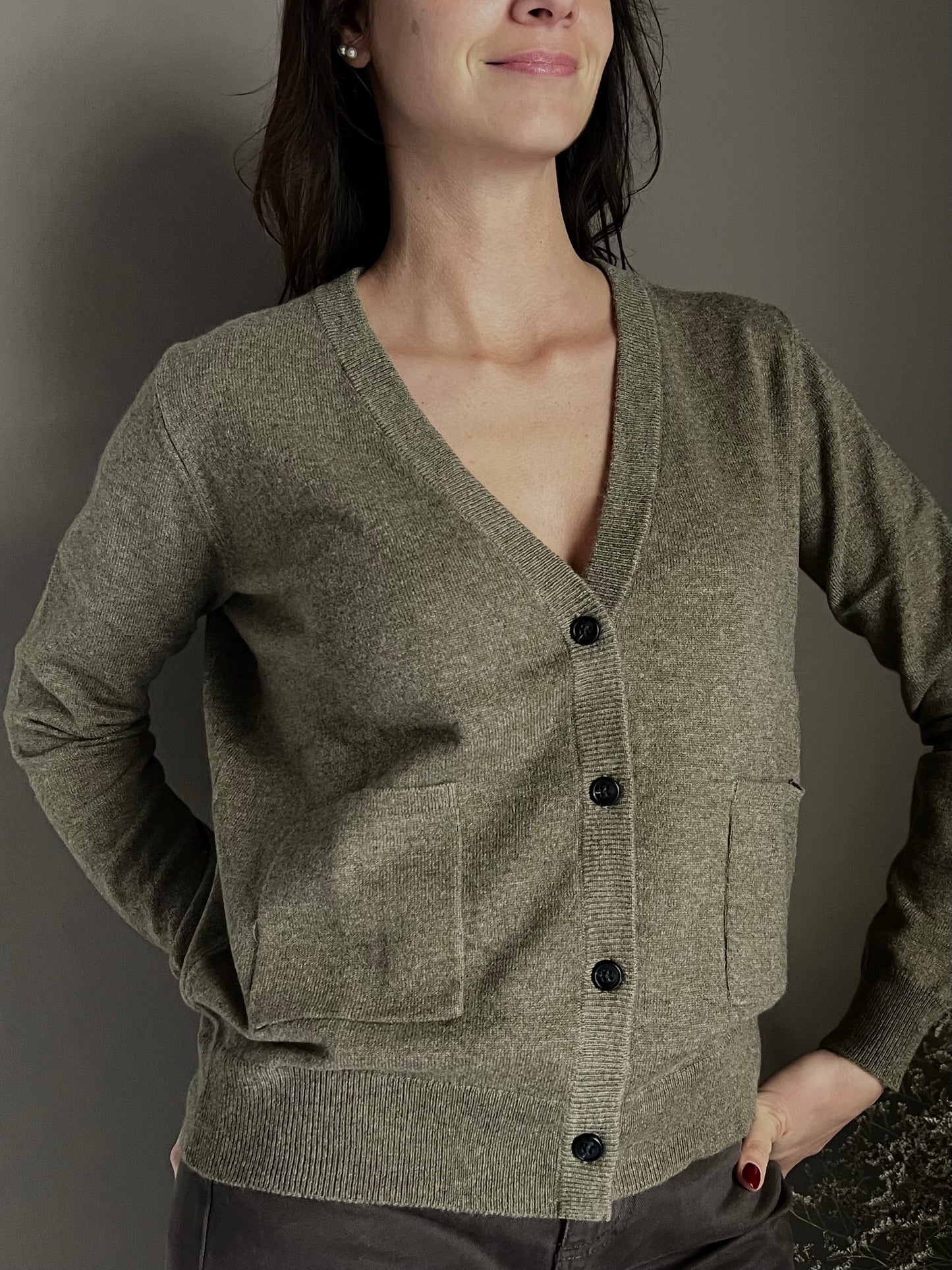 Cardigan in puro cashemire Notshy Salvia