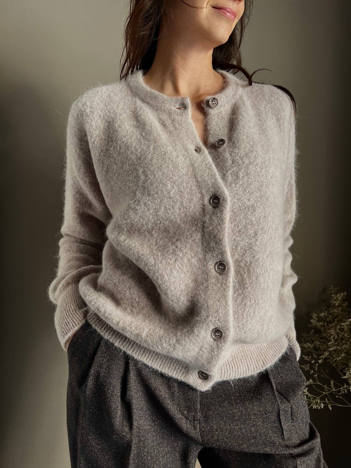 Cardigan soffice in alpaca So Allure