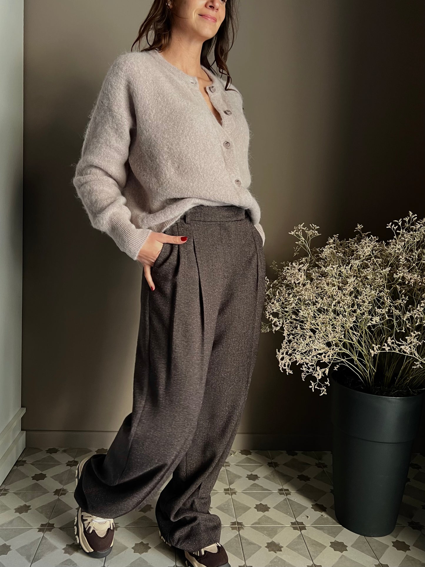 Cardigan soffice in alpaca So Allure