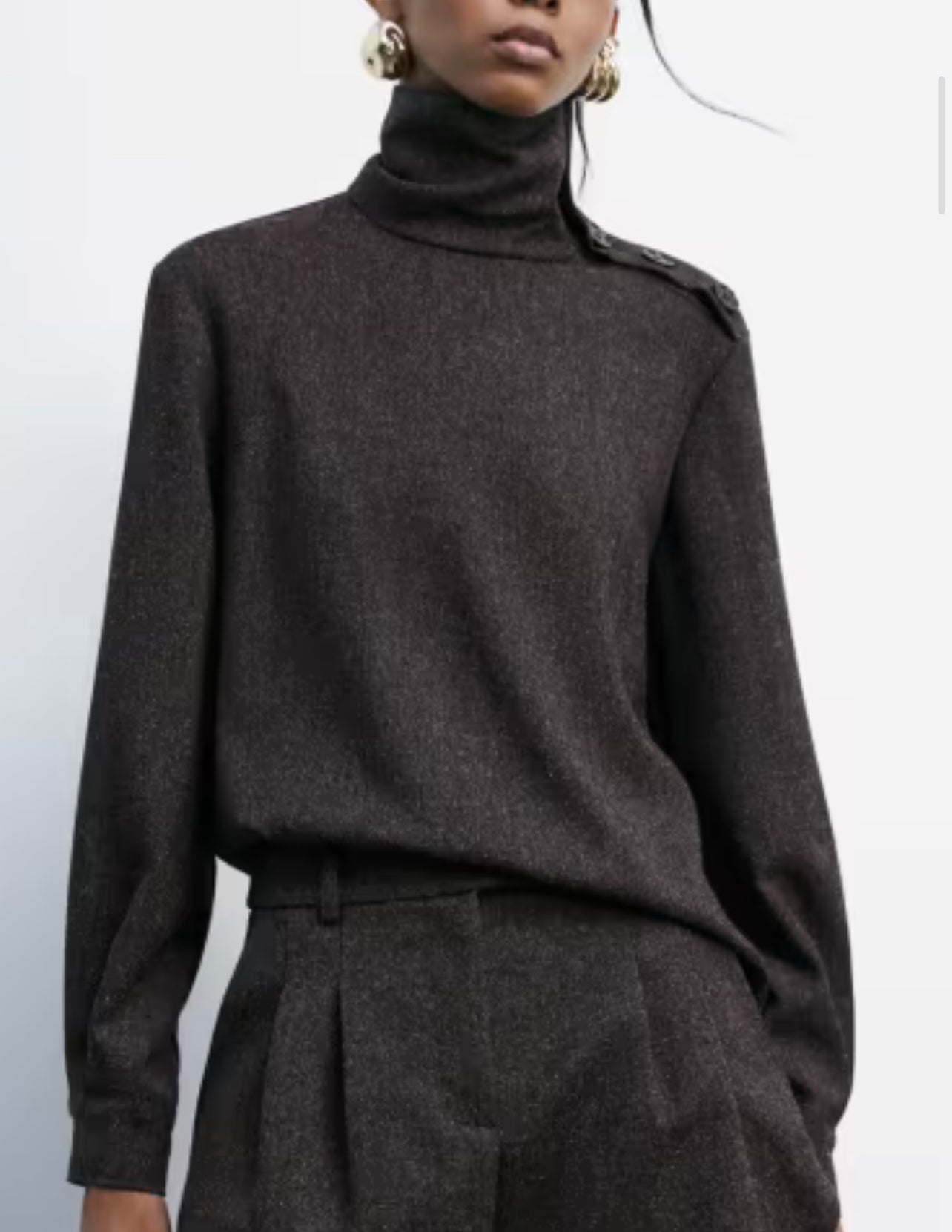 Maglia effetto abbottonato