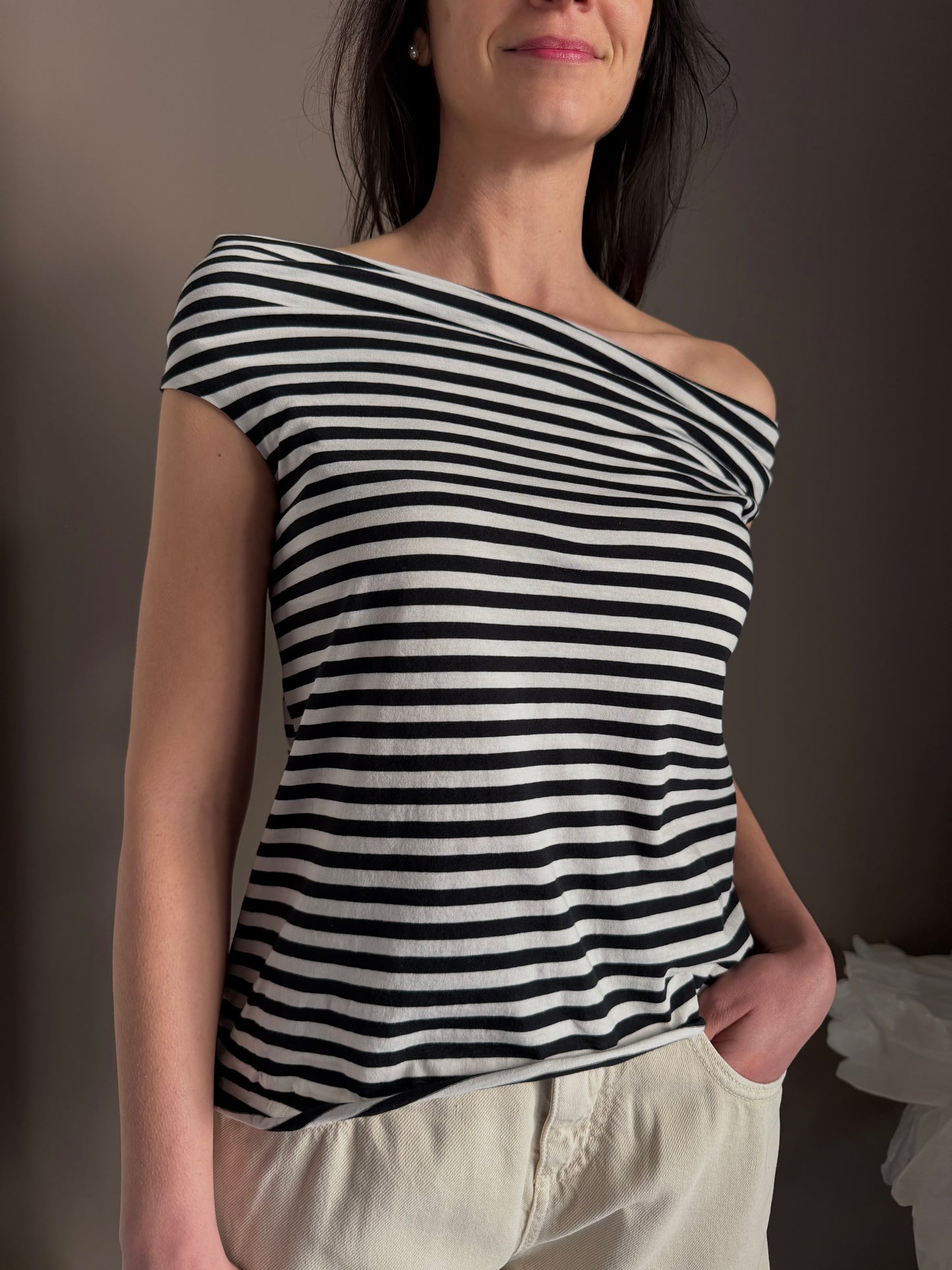 T-shirt Alessia Santi: L'Eleganza delle Righe