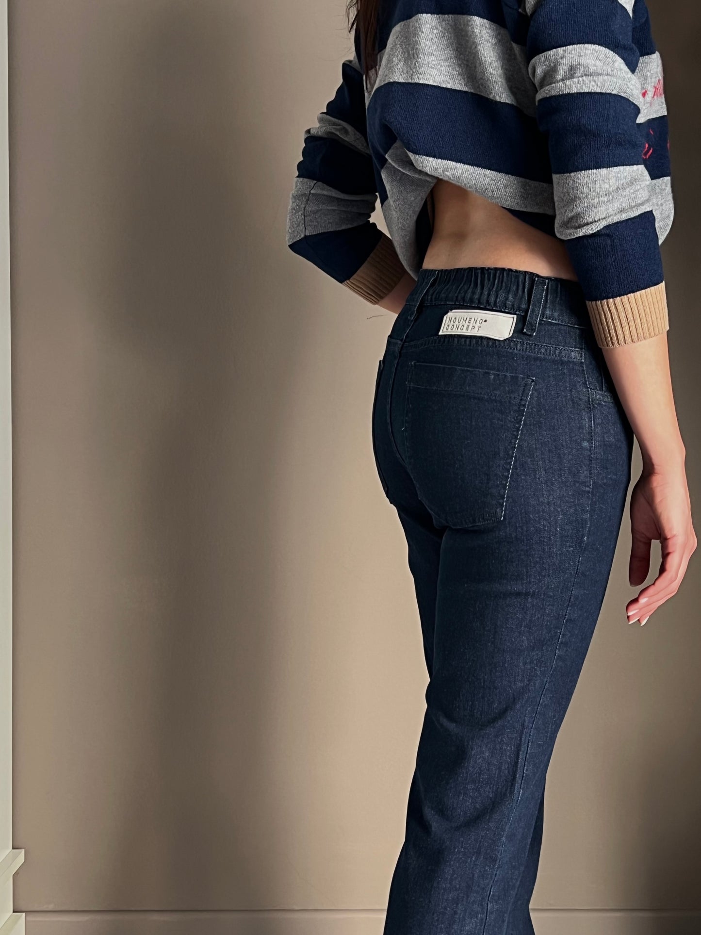 Pantalone denim slim Noumeno Concept