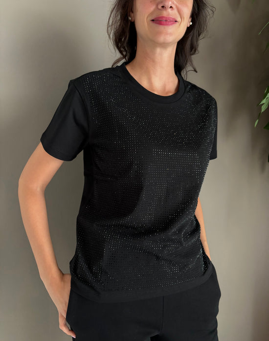 T-shirt strass Patrizia Pepe