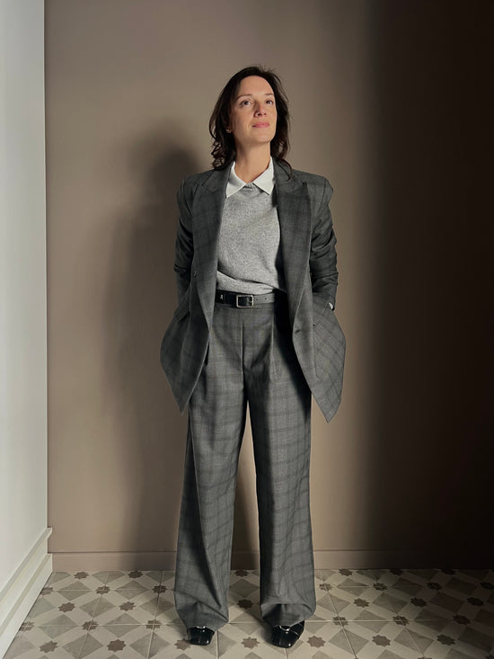 Giacca doppiopetto Ceck antracite