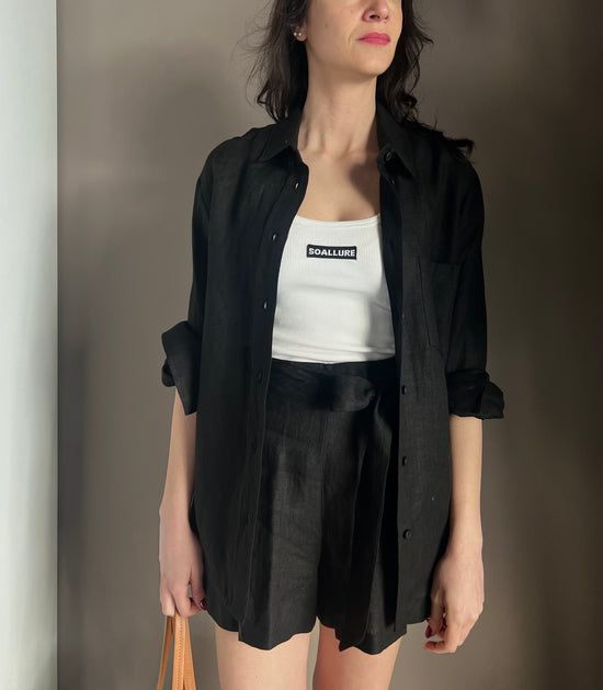 Camicia in lino linea maschile