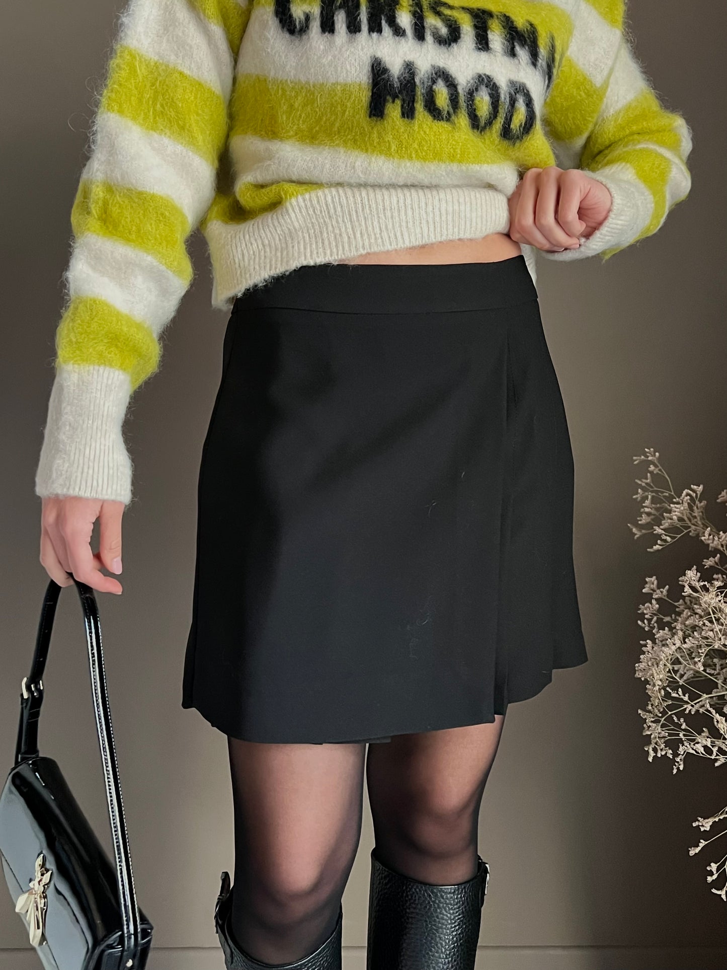 Gonna corta finto portafoglio