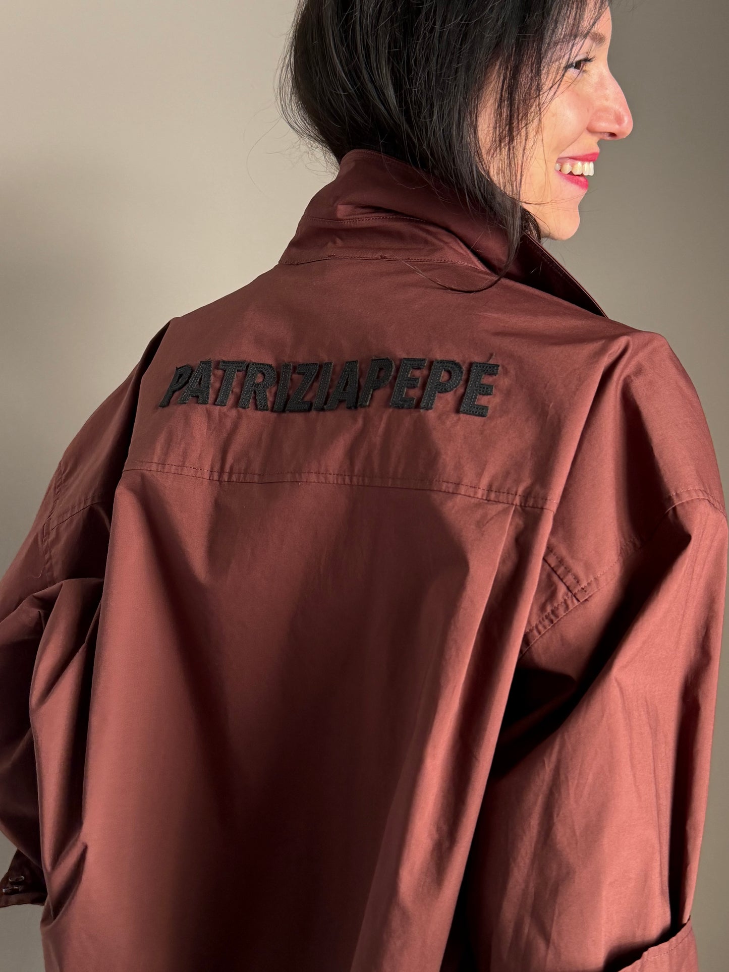 Camicia Oversize Patrizia Pepe – Marrone