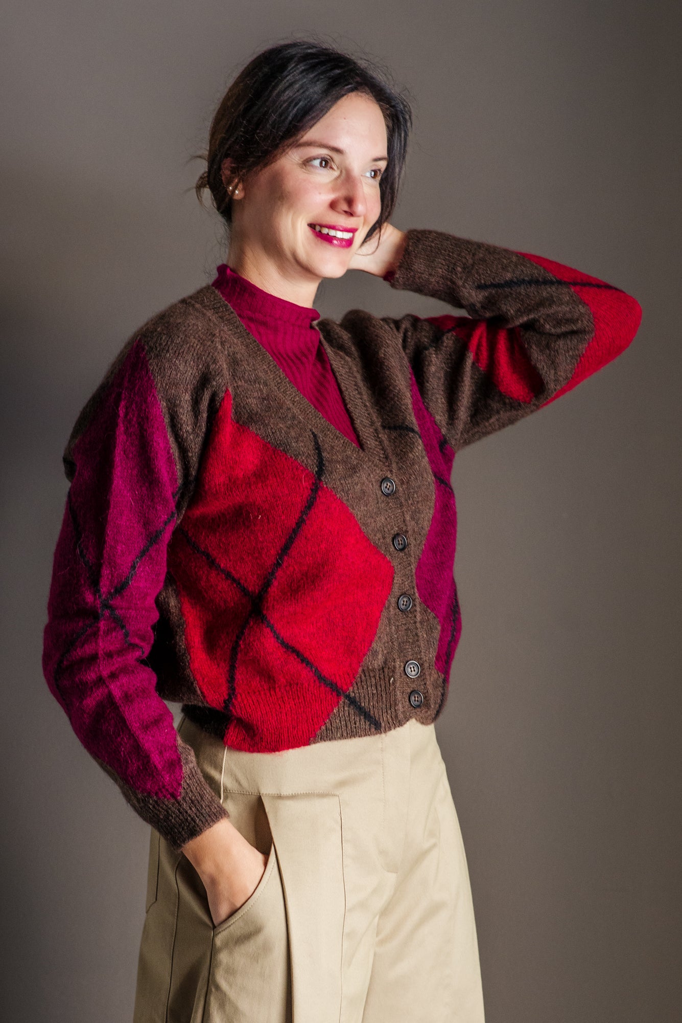 Cardigan a Rombi Nenette