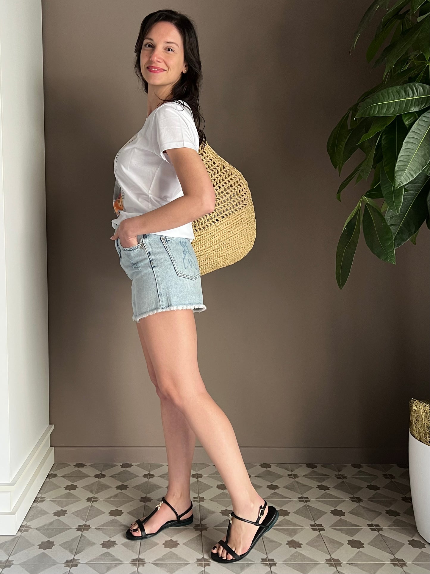 Shorts in denim