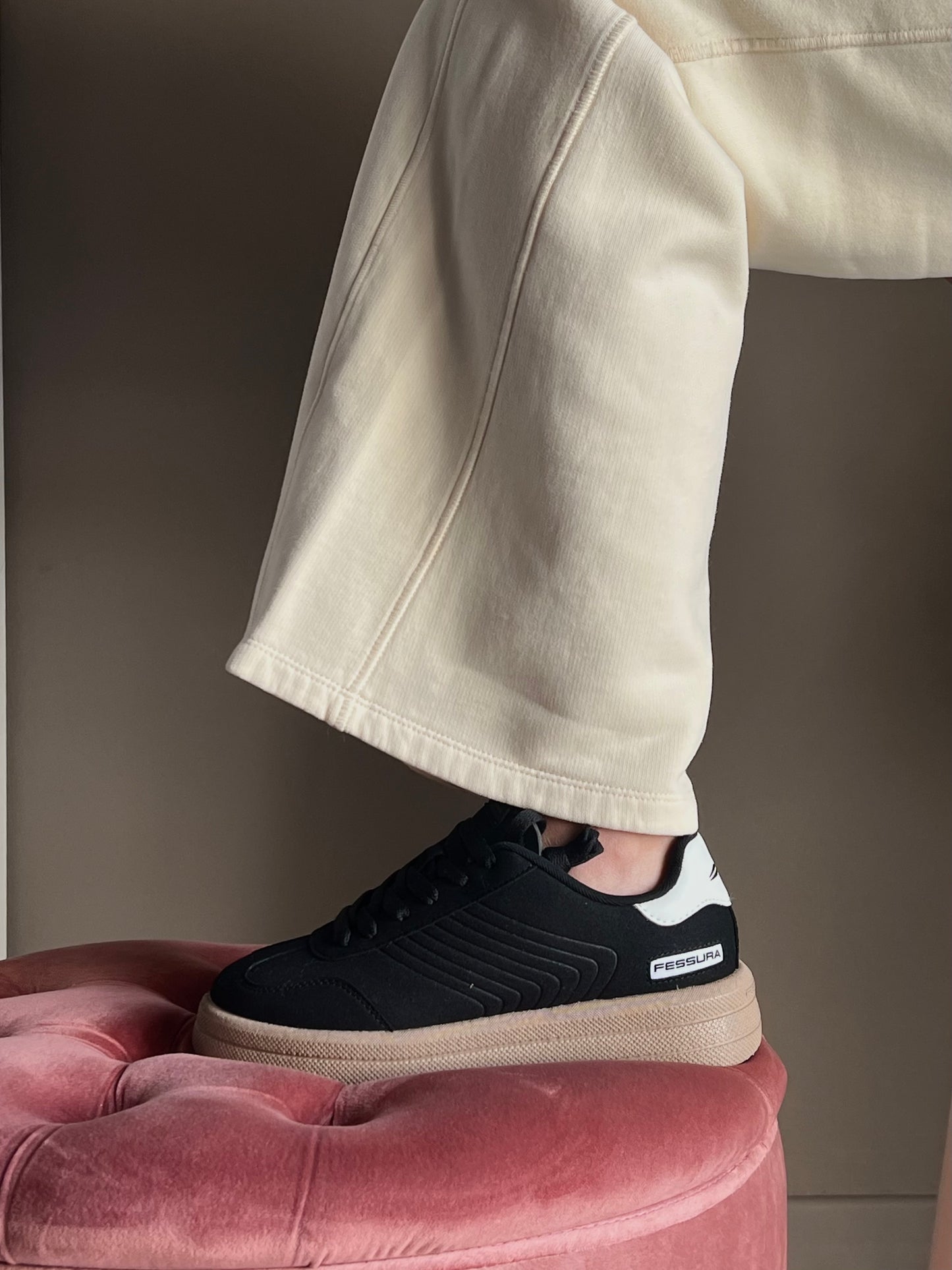 Sneakers Fessura con platform