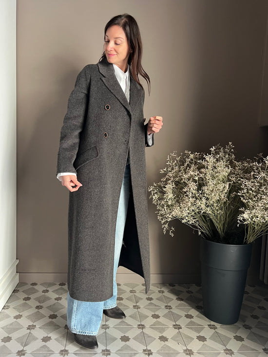 Cappotto Lungo Double-Breasted Alessia Santi
