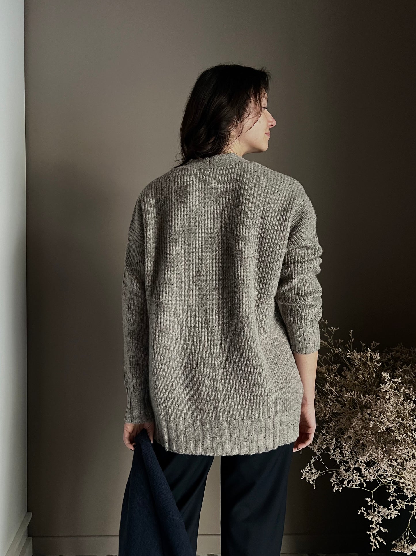 Cardigan oversize mélange Alessia Santi