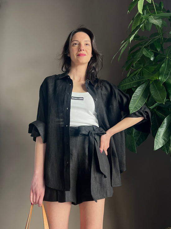 Camicia in lino linea maschile