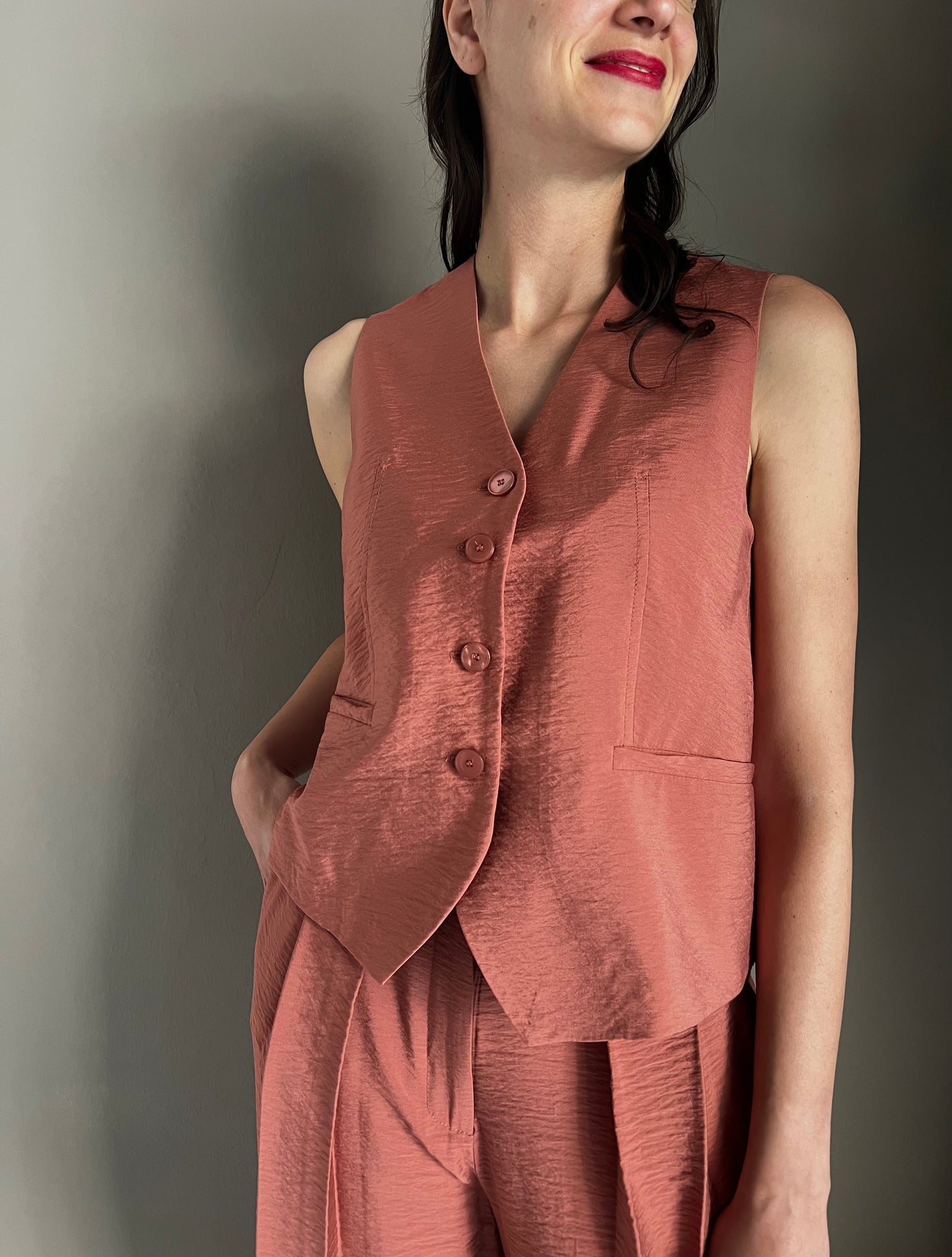 Gilet in viscosa
