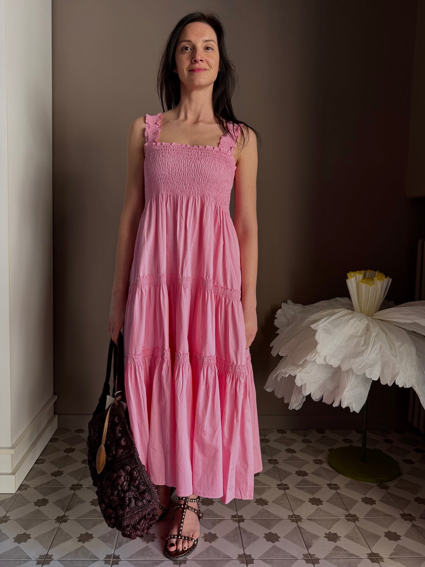 Vestito Lungo Sincer’re Paris – Pink