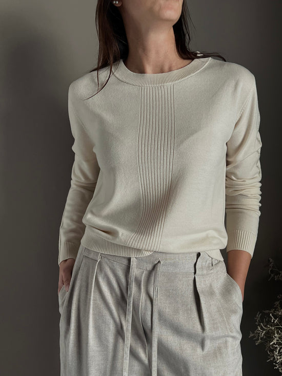 Maglia girocollo Patrizia pepe in pura lana merino