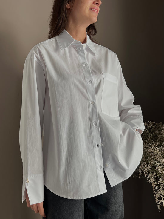 Camicia over in cotone