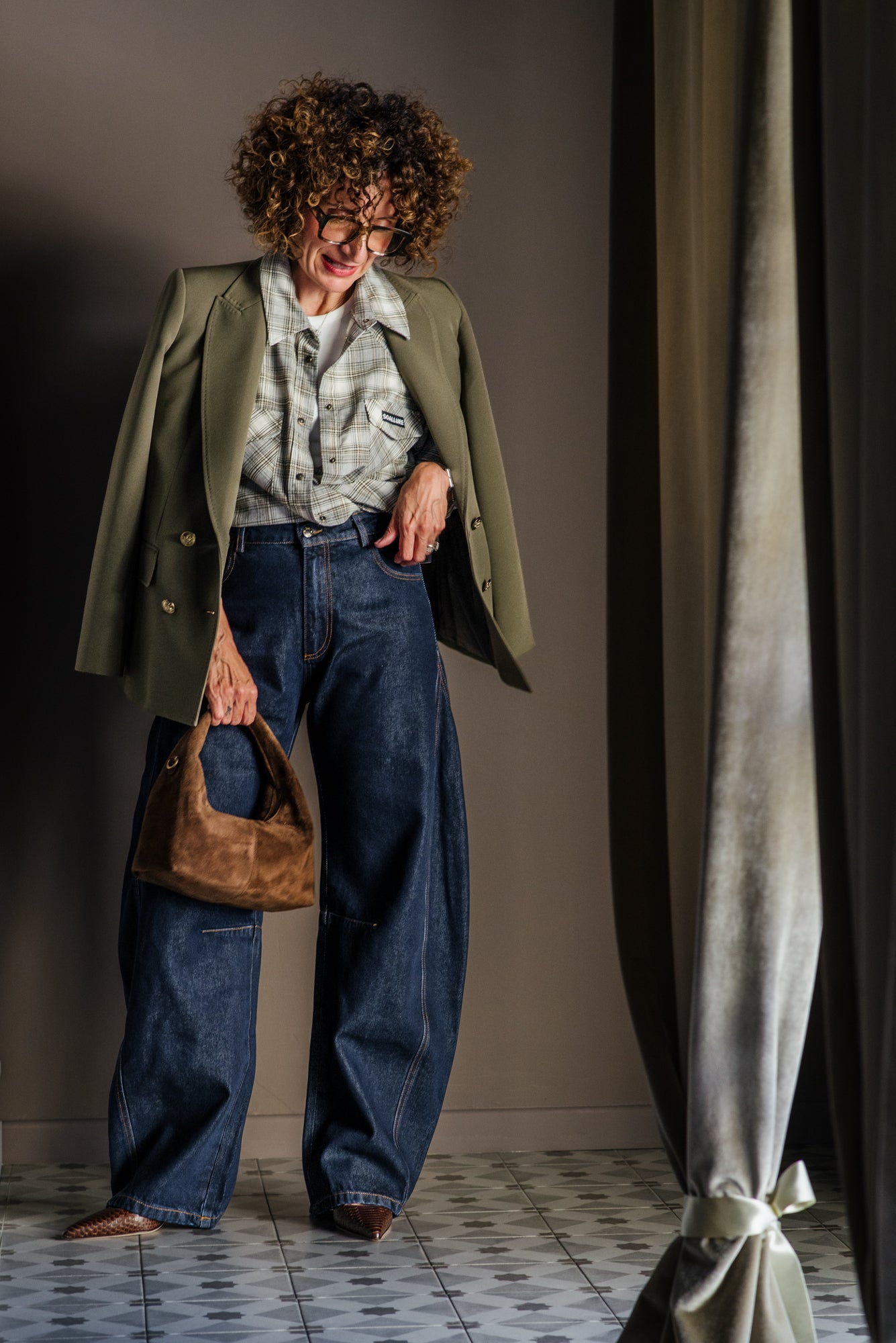 Pantalone jeans barrel fit - So Allure