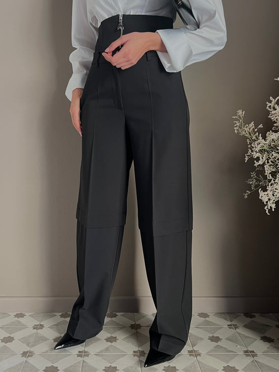 Pantaloni baggy con corsetto