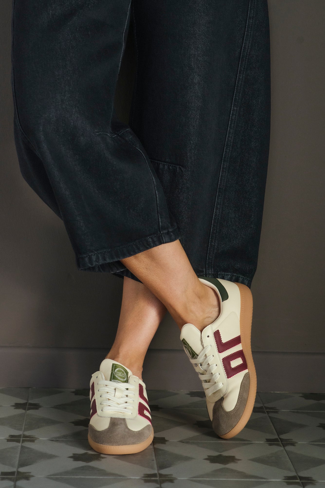 Sneakers in pelle e suede Black 70