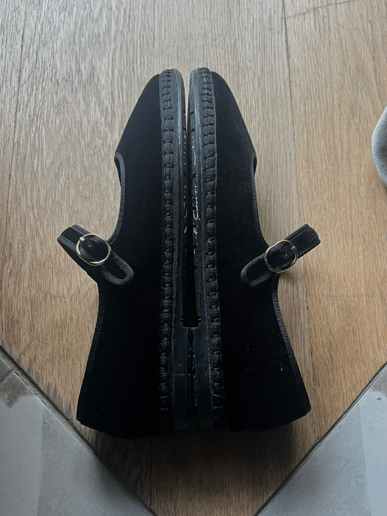Mary Jane in velluto nero
