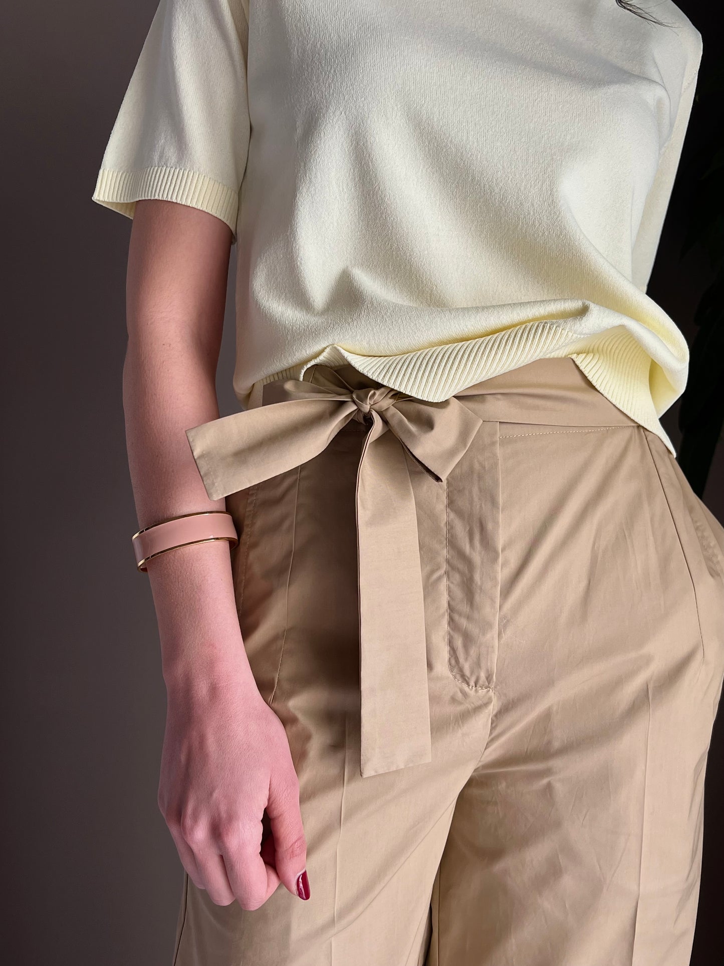 Pantalone in cotone Solo Tre