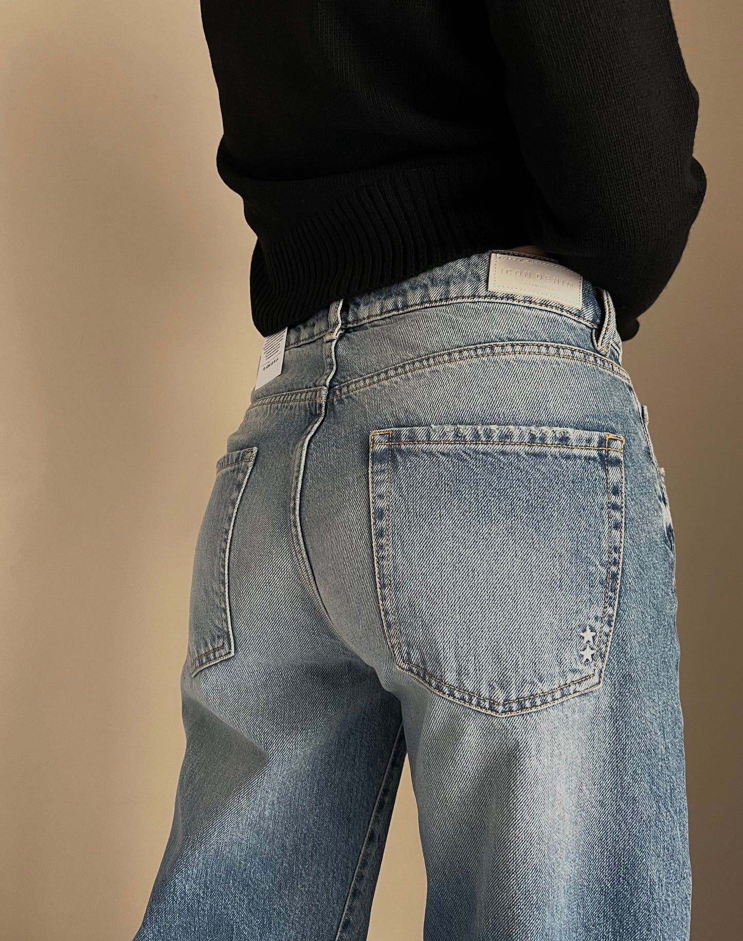 Pantalone denim Bea Blu medio