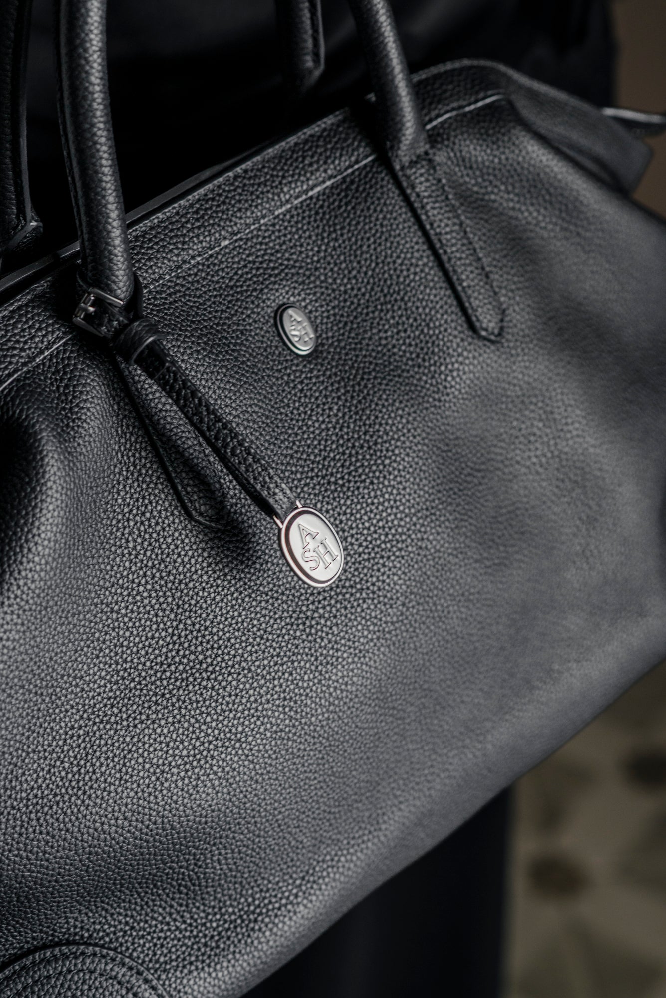 Borsa in pelle Martellata – Ash