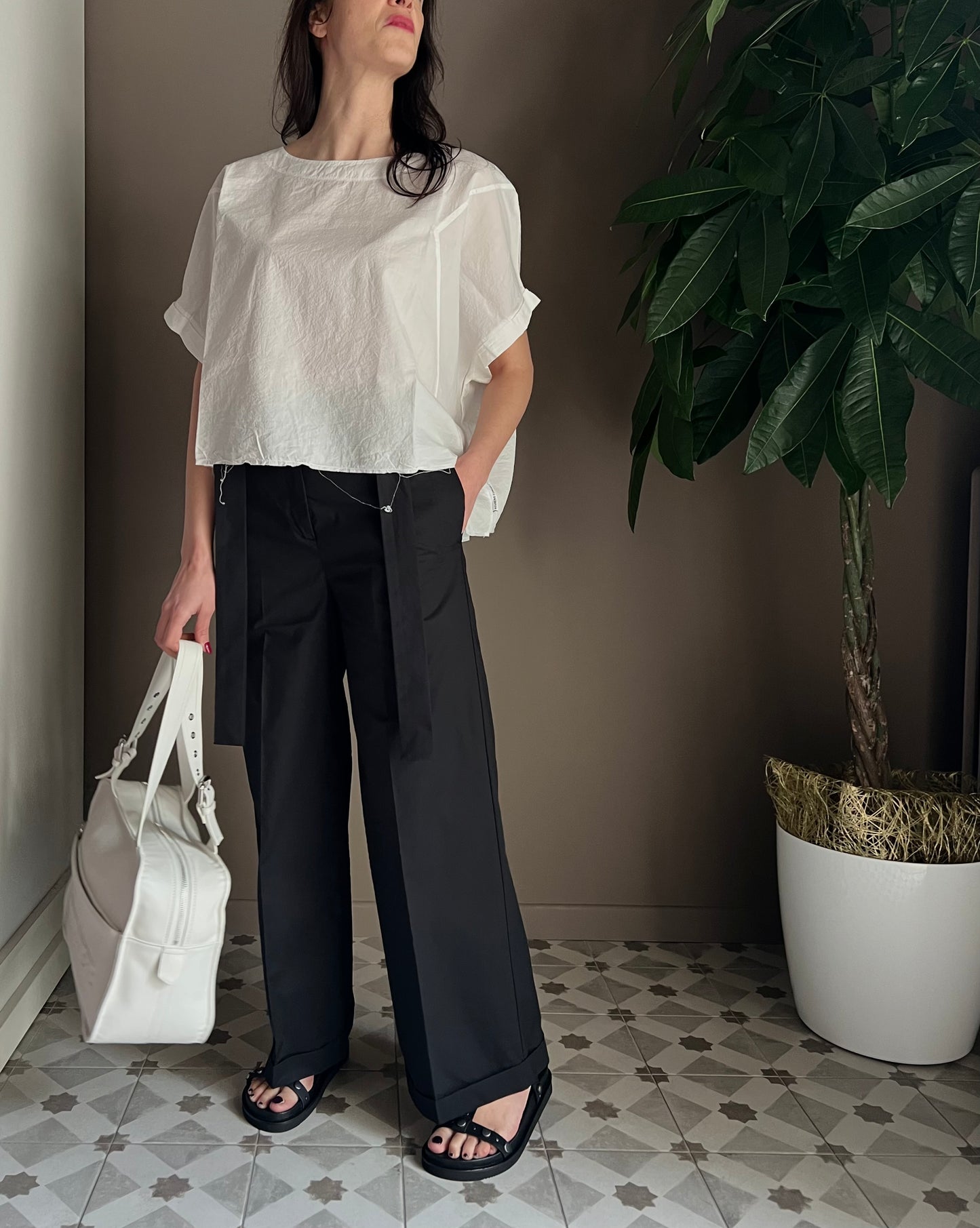 Maglia in garza di cotone Noumeno Concept