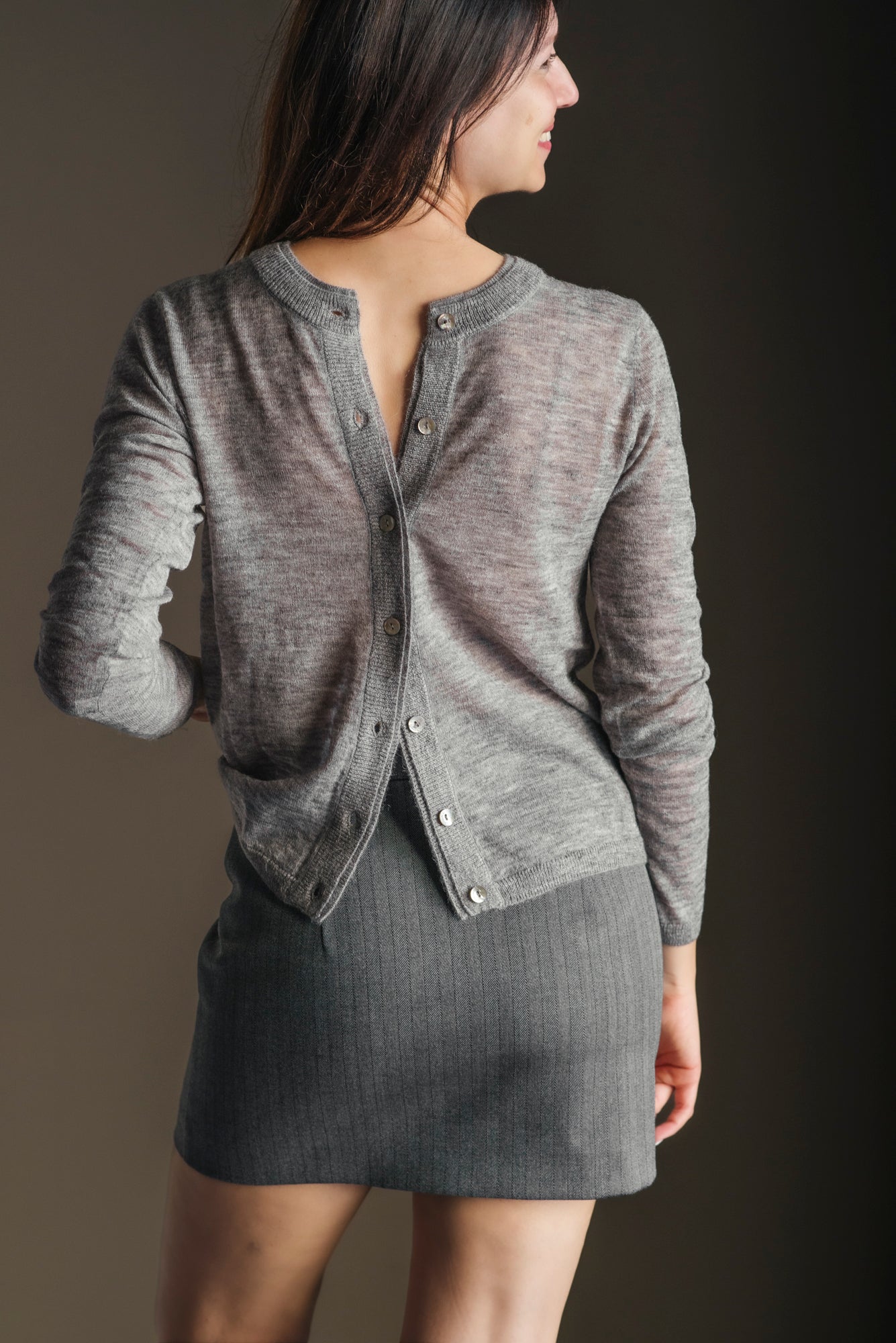 Cardigan Alessia Santi - Grigio Tortora