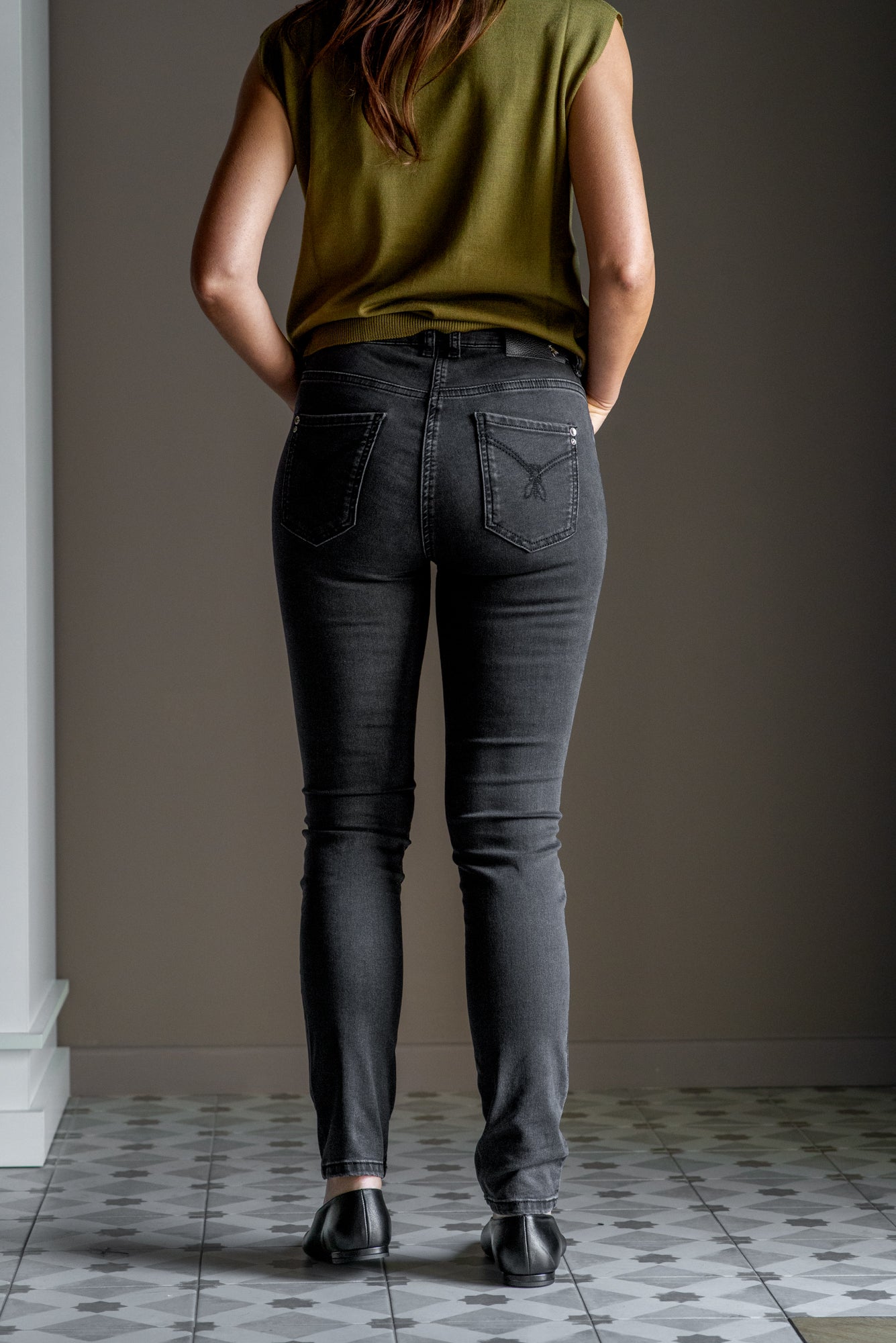 Pantalone denim super skinny strech