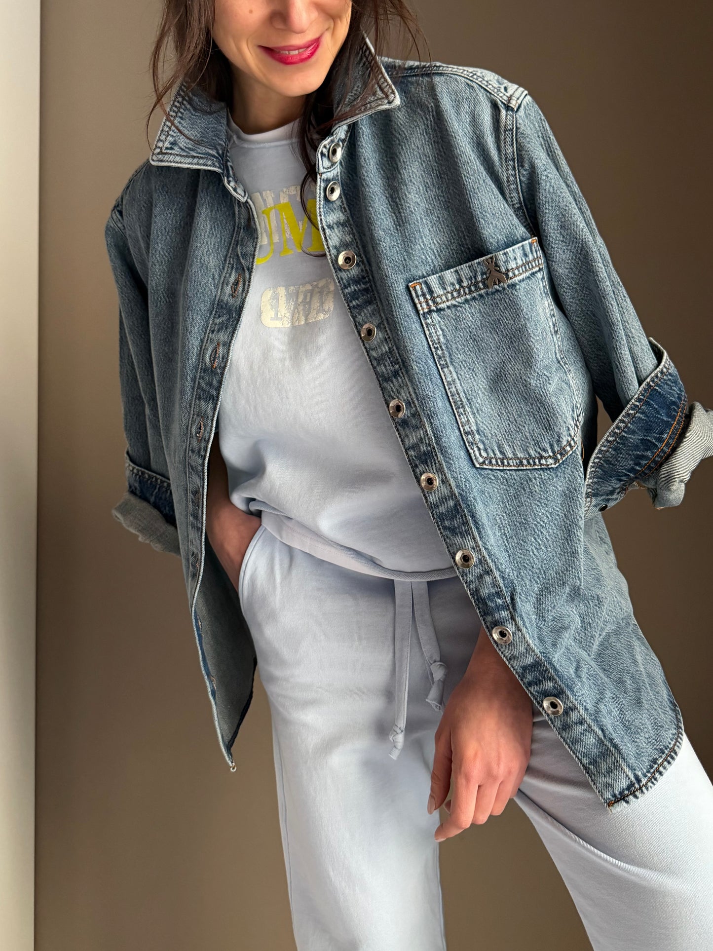 Pantalone in felpa con coulisse