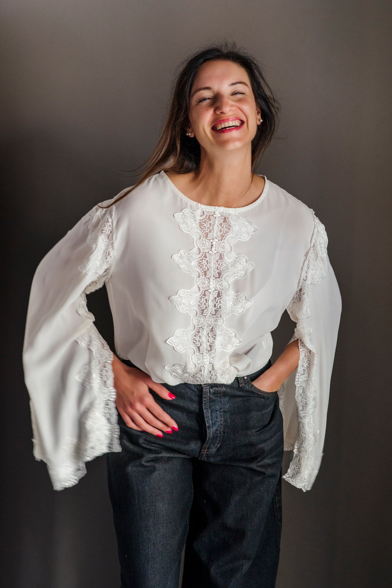 Blusa pizzo