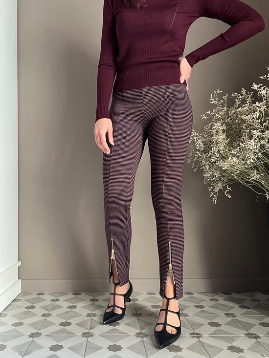 Pantalone slim fit in punto milano Patrizia Pepe