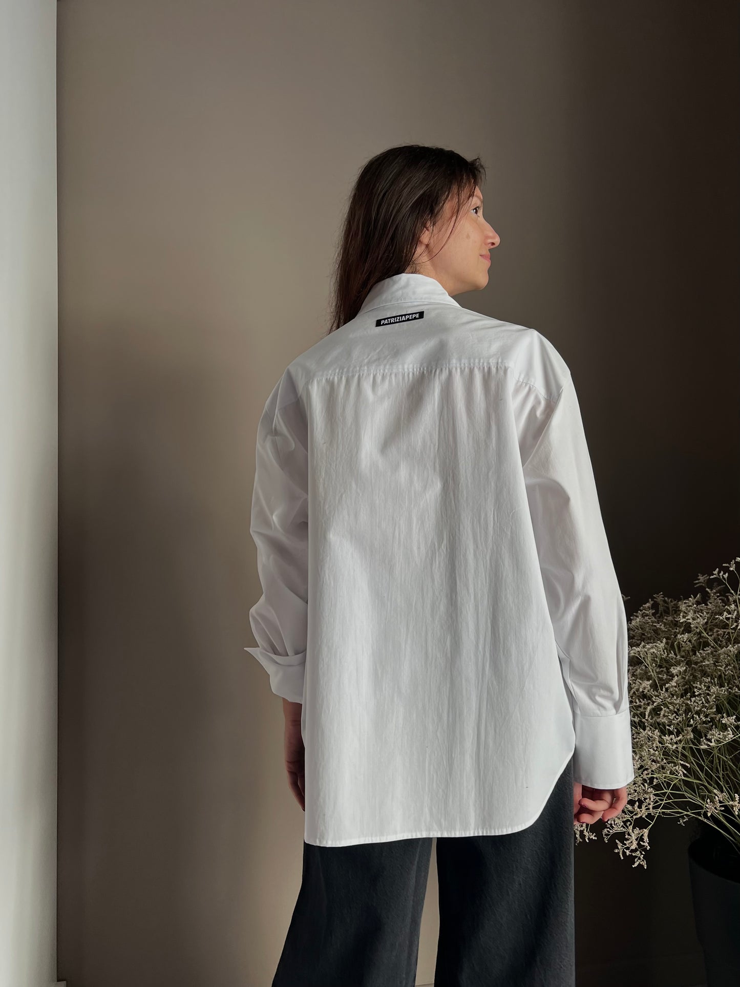 Camicia over in cotone