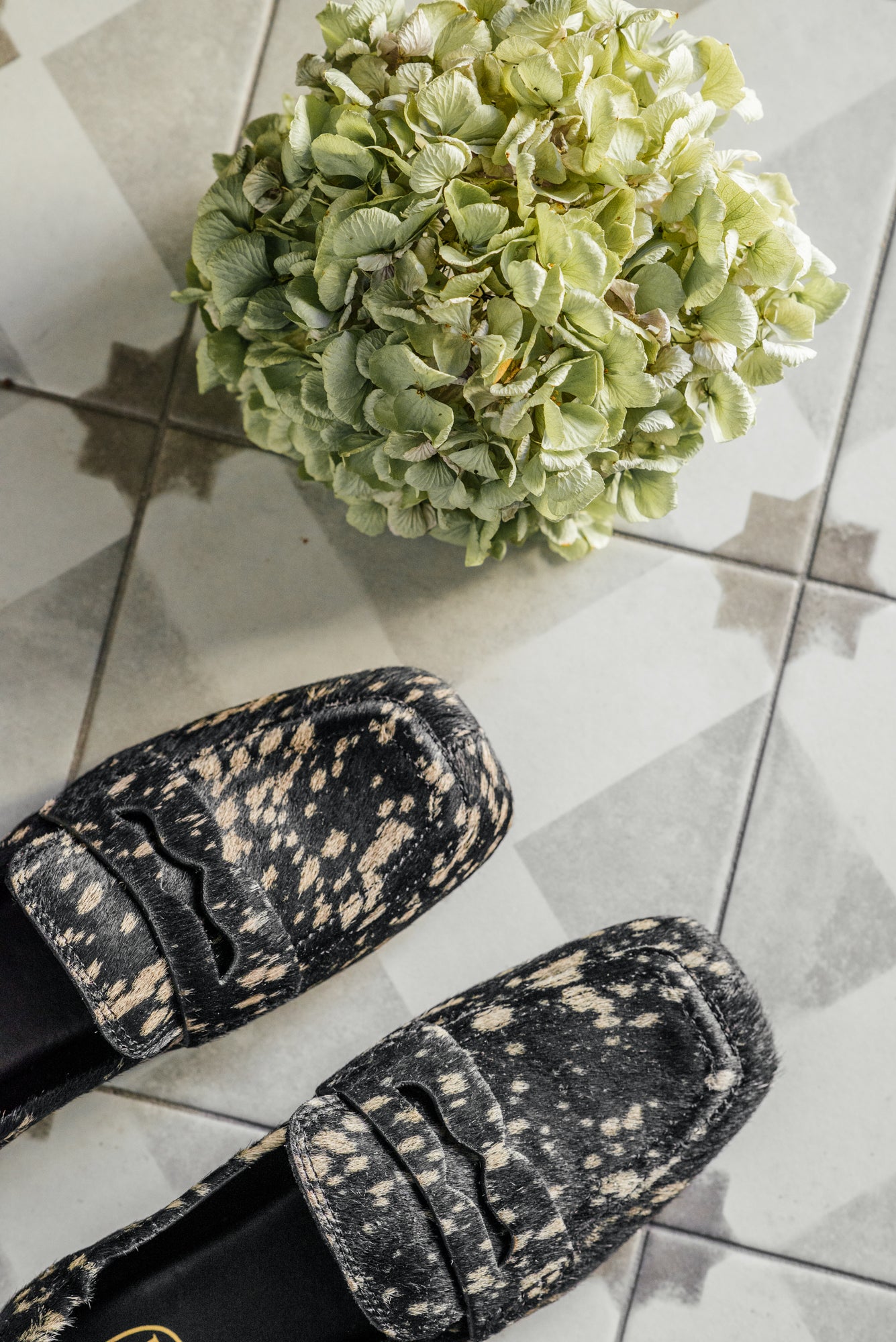 Mocassino Ash in Cavallino Spotted