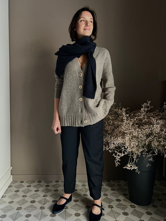 Cardigan oversize mélange Alessia Santi