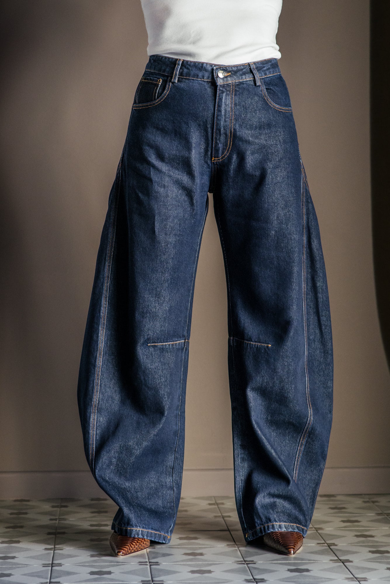 Pantalone jeans barrel fit - So Allure