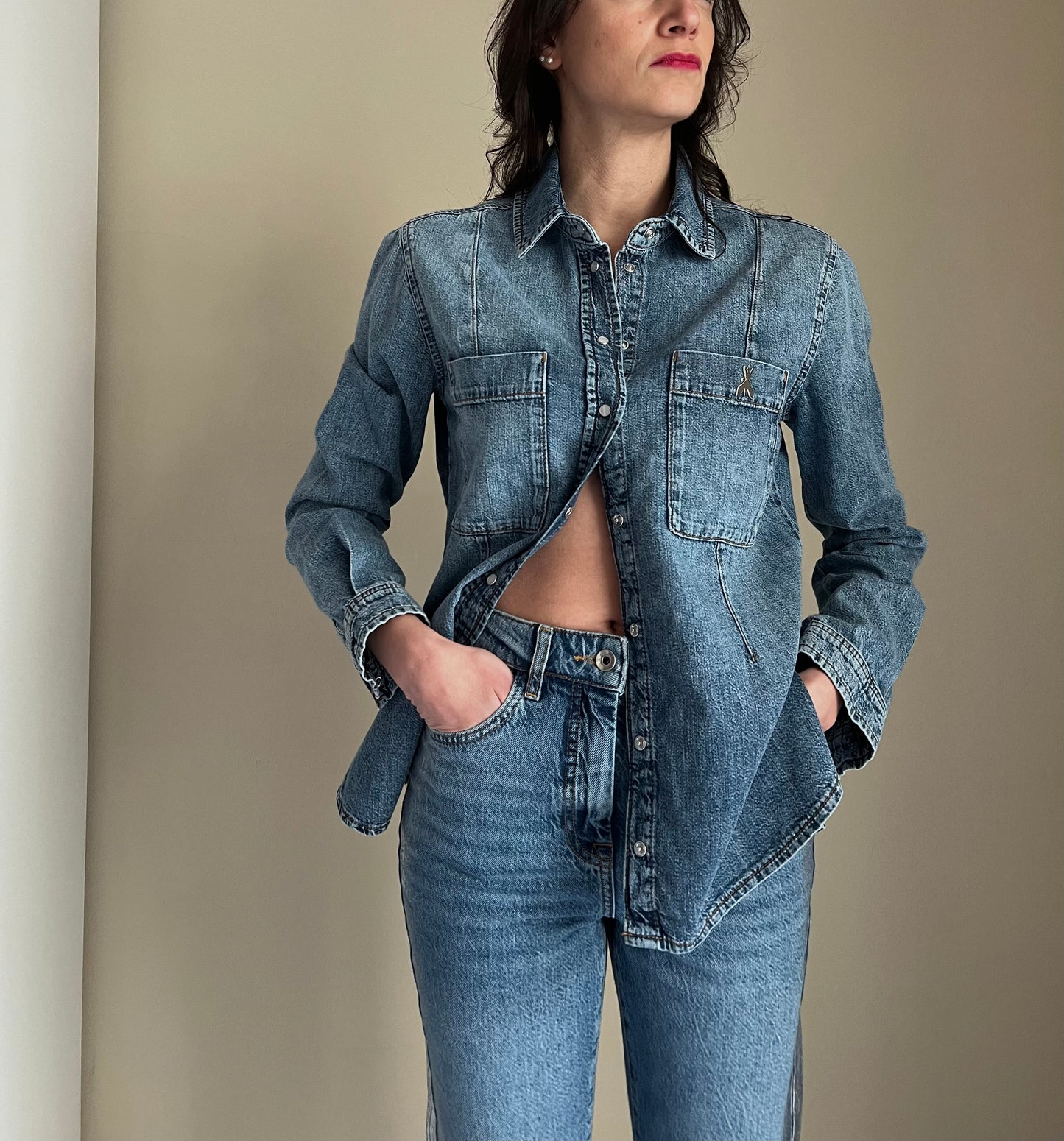 Camicia in denim