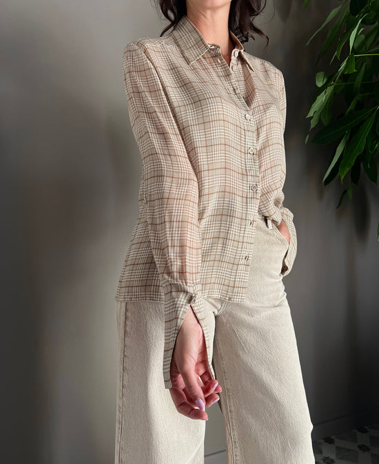 Camicia Ceck in viscosa