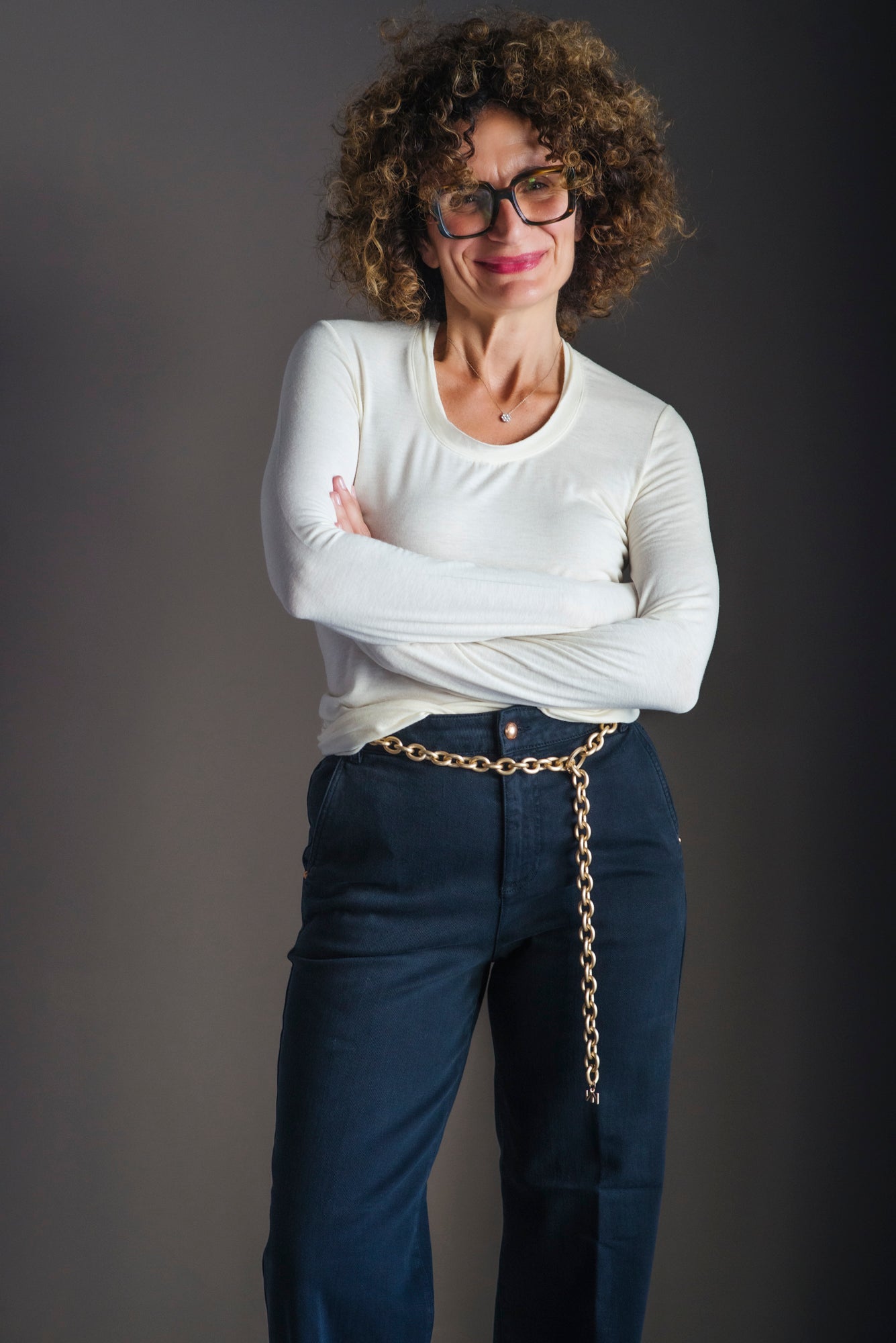 Girocollo soft touch in cashmere e viscosa -burro