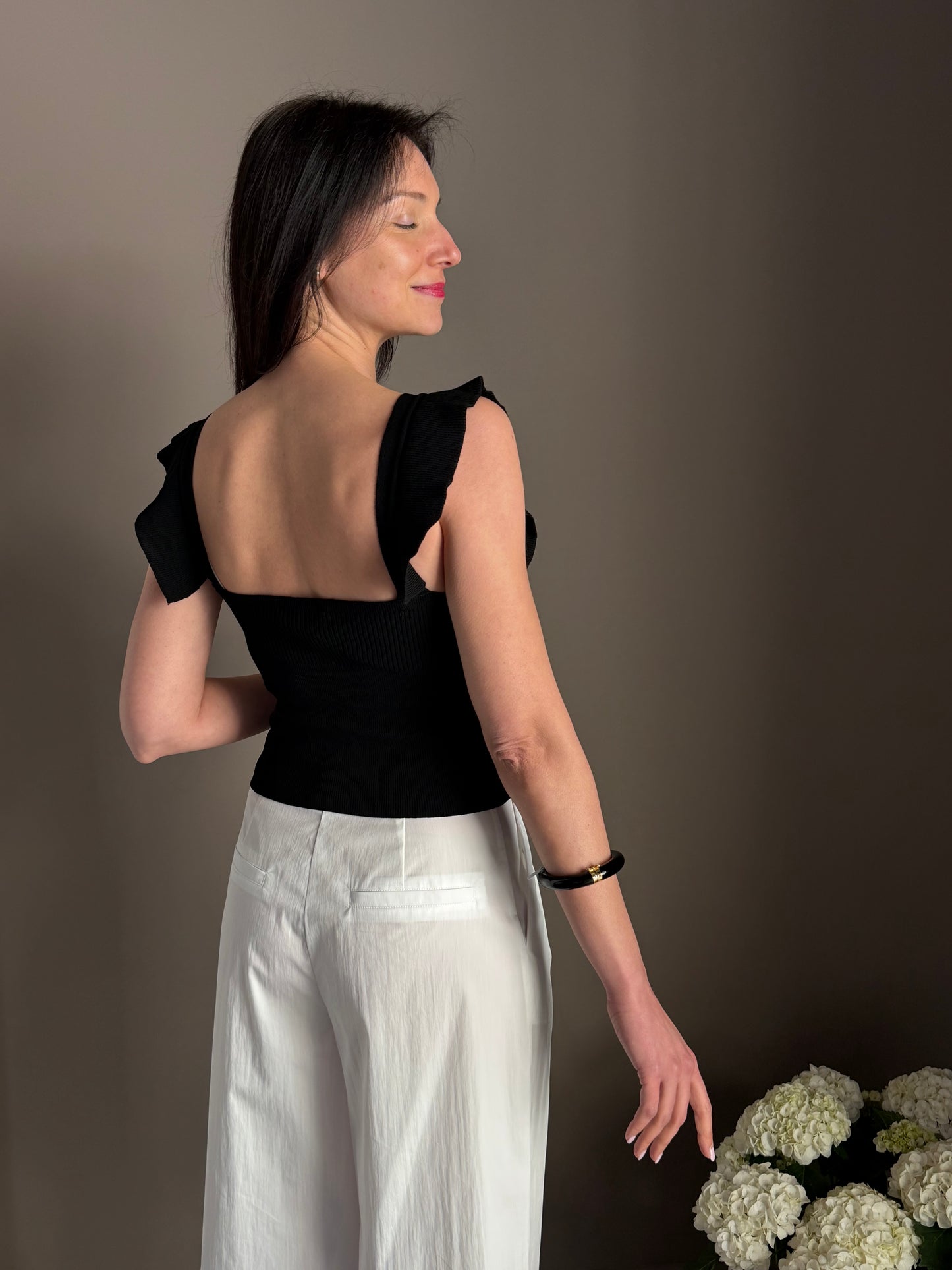 Top So Allure a Costine con Rouches