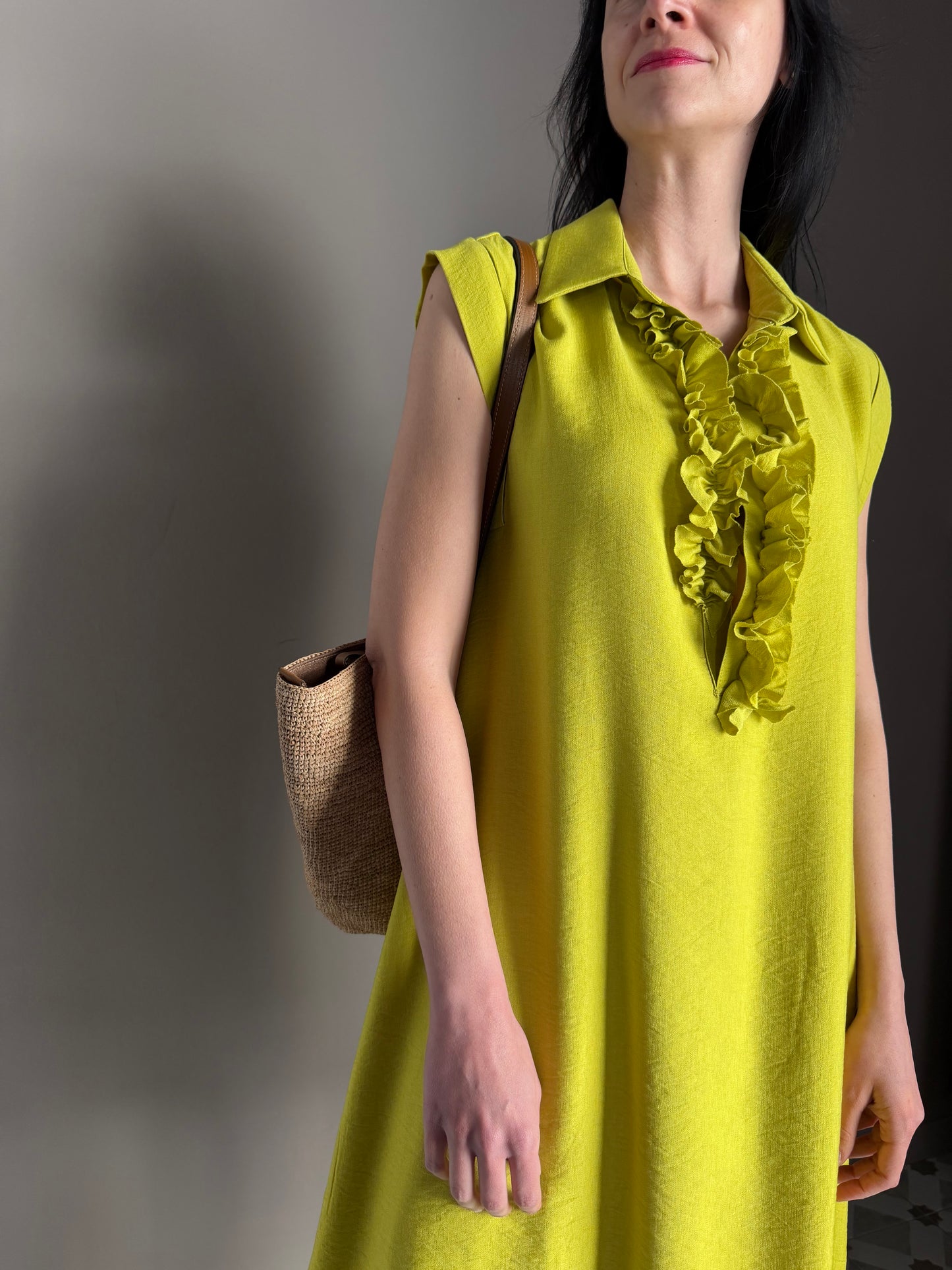 Vestito So Allure con Rouches – Lime