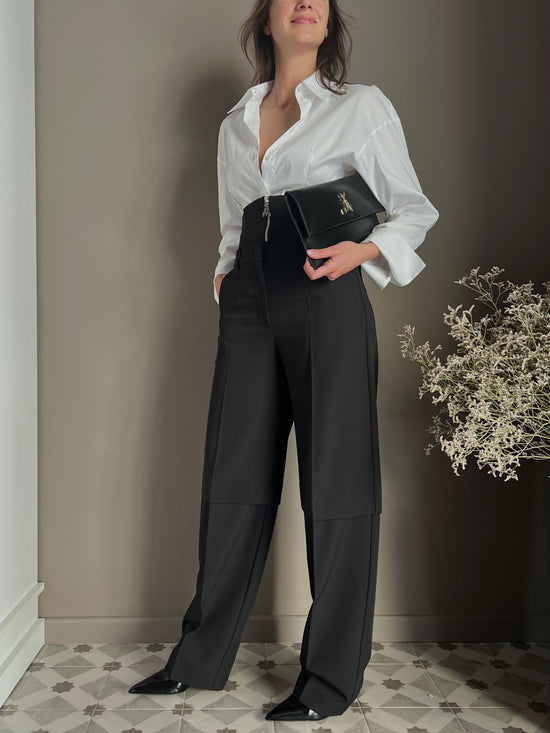 Pantaloni baggy con corsetto