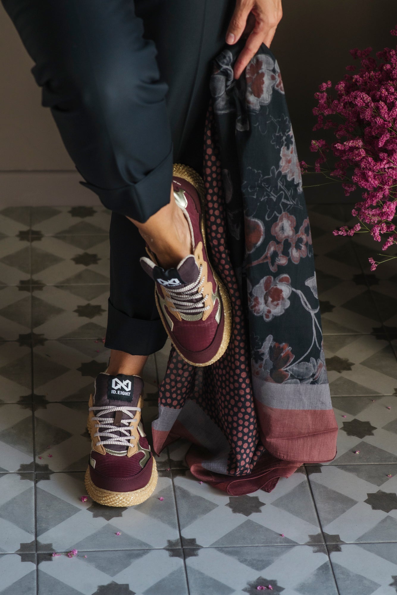 Sneakers ID.Eight Hana Merlot