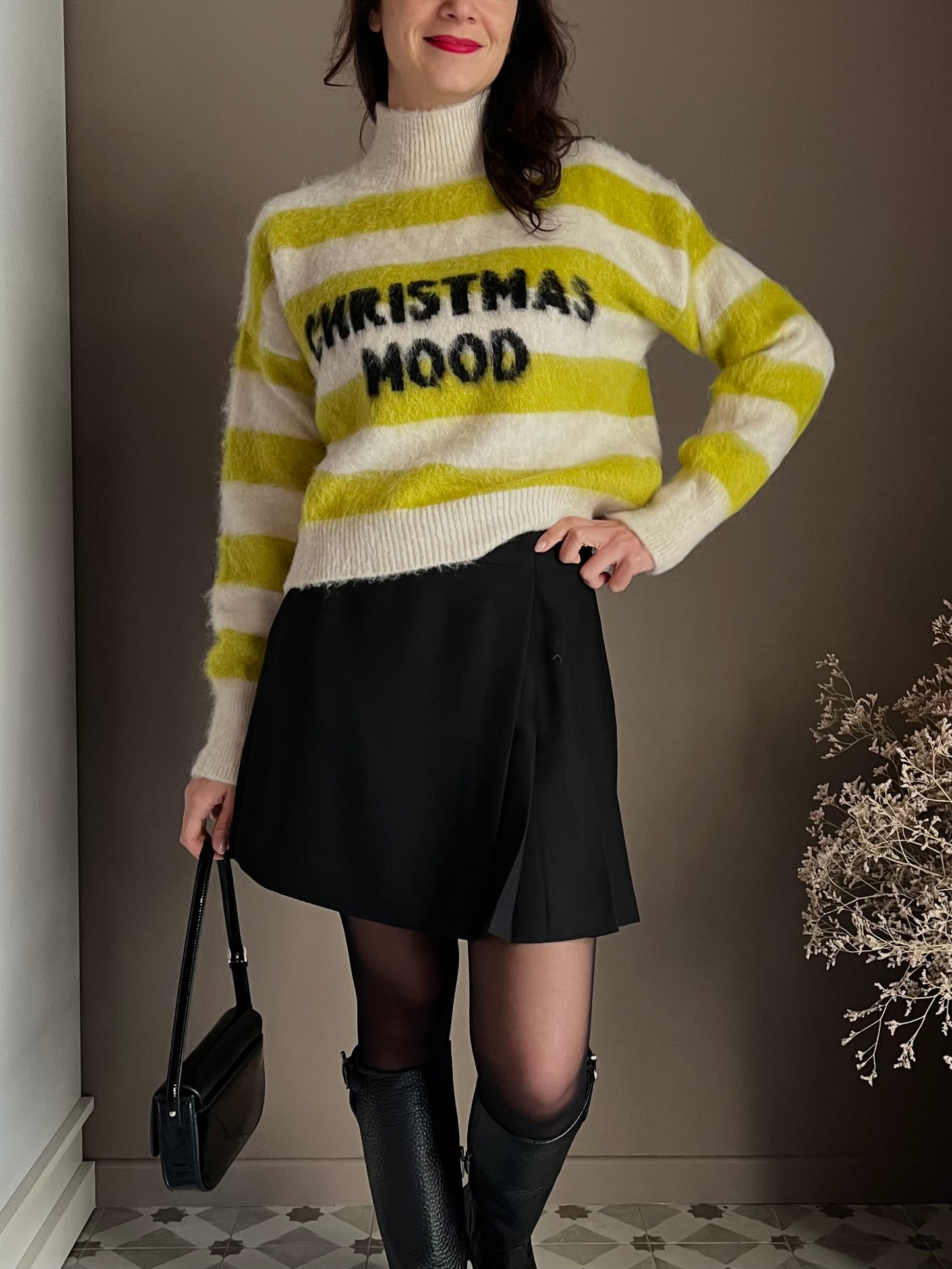 Maglia Christmas Mood a righe