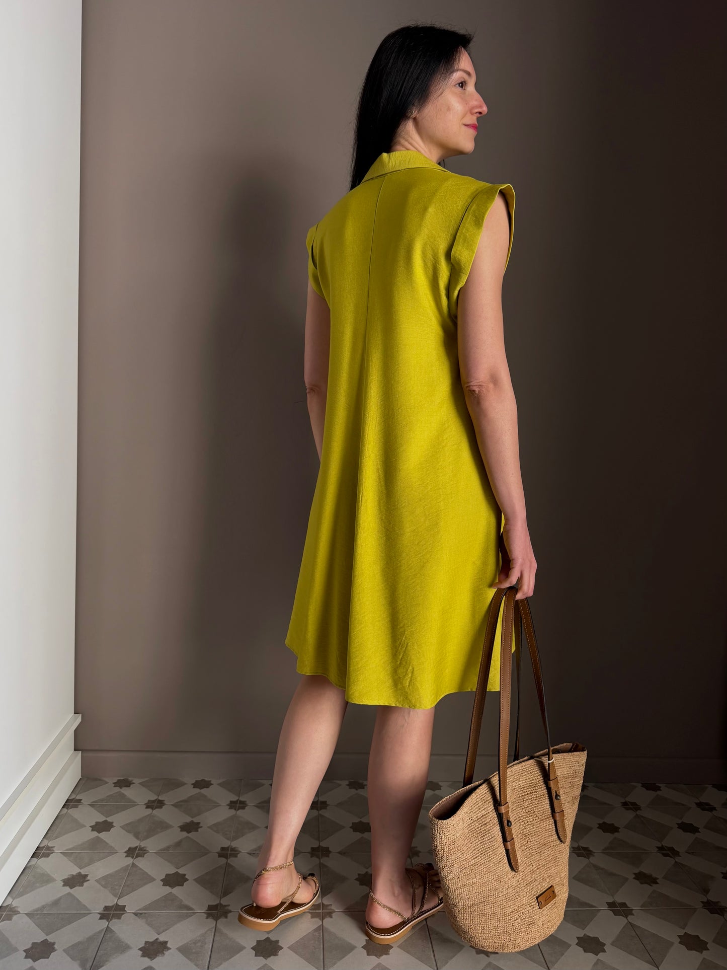 Vestito So Allure con Rouches – Lime